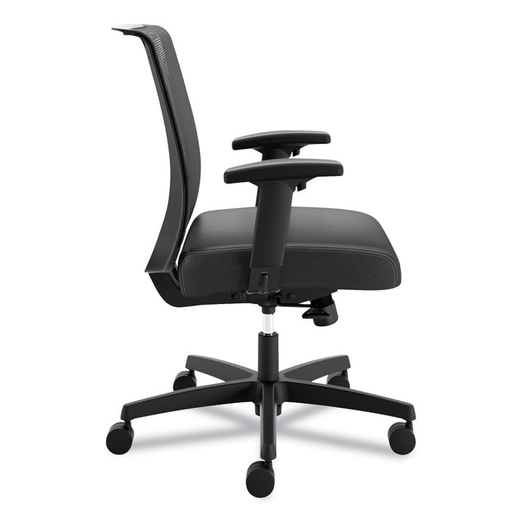 Convergence Mid-Back Task Chair, Synchro-Tilt And Seat Glide, Supports Up To 275 Lb, Black