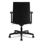 Ignition Series Fabric Low-Back Task Chair, Supports Up To 300 Lb, 17" To 21.5" Seat Height, Black
