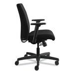 Ignition Series Fabric Low-Back Task Chair, Supports Up To 300 Lb, 17" To 21.5" Seat Height, Black