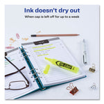 Hi-Liter Desk-Style Highlighter Value Pack, Fluorescent Yellow Ink, Chisel Tip, Yellow/black Barrel, 36/box