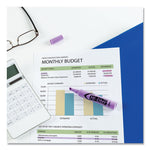 Hi-Liter Desk-Style Highlighters, Fluorescent Purple Ink, Chisel Tip, Purple/black Barrel, Dozen