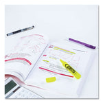 Hi-Liter Desk-Style Highlighters, Fluorescent Yellow Ink, Chisel Tip, Yellow/black Barrel, Dozen