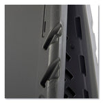 Ingenuity Presentation Flipchart Easel with Dry Erase Surface, 33" x 28", White Surface, Charcoal Gray Polyethylene Frame