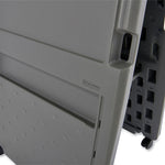 Ingenuity Presentation Flipchart Easel with Dry Erase Surface, 33" x 28", White Surface, Charcoal Gray Polyethylene Frame