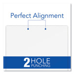 28-Sheet Commercial Electric Two-Hole Punch, Fixed 9/32" Holes, Black/silver