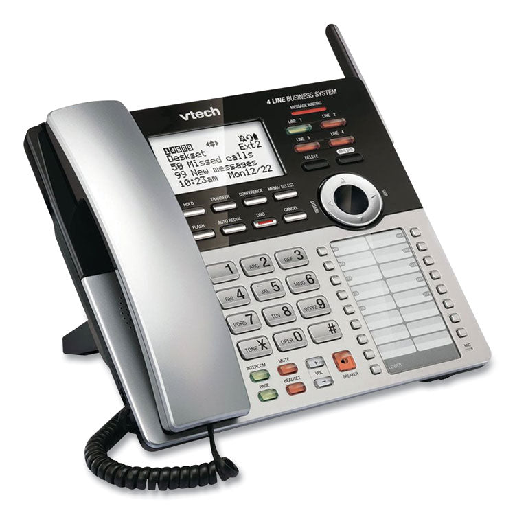 CM18245 Four-Line Business System Extension Deskset for Use With Vtech CM18445