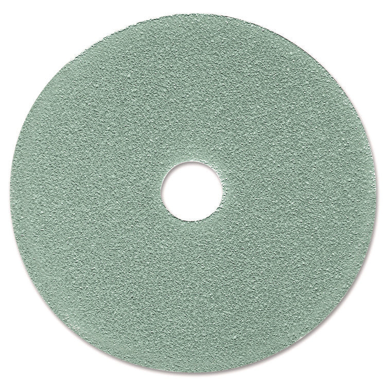 Ultra High-Speed Floor Burnishing Pads 3100, 19" Diameter, Aqua, 5/carton