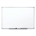 Porcelain Dry Erase Boards, 72" x 48", White Surface, Satin Aluminum Frame