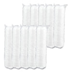 Optima Reclosable Lid, Fits 12 oz to 24 oz Hot Cups, Plastic, White, 100/Pack, 10 Packs/Carton