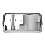 VersaTwin Tissue Dispenser, Classic, 8 x 5.75 x 12.75, Transparent Black Pearl
