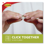 Picture Hanging Strips, Large, Removable, Holds Up To 4 Lbs Per Pair, 0.75 X 3.65, White, 12 Pairs/pack