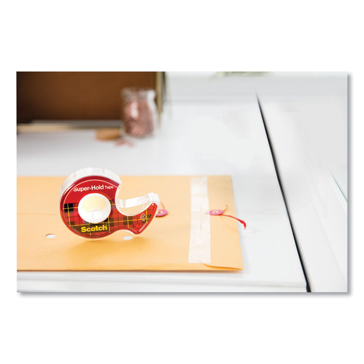 Super-Hold Tape Refill, 1" Core, 0.75" X 27.77 Yds, Crystal Clear, 10 Rolls/pack