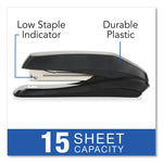 Standard Stapler Value Pack, 15-Sheet Capacity, Black