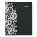 Lacey Weekly Block Format Professional Appointment Book, Lacey Artwork, 11 x 8.5, Black/White, 13-Month: Jan 2025 to Jan 2026