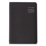 Contemporary Weekly/Monthly Planner, Open-Block Format, 8.5 x 5.5, Graphite Cover, 12-Month (Jan to Dec): 2025
