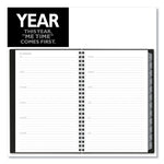 Elevation Academic Weekly/Monthly Planner, 8.5 x 5.5, Black Cover, 12-Month (July to June): 2024 to 2025