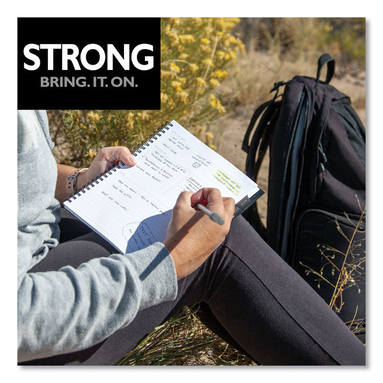 Elevation Academic Weekly/Monthly Planner, 8.5 x 5.5, Black Cover, 12-Month (July to June): 2024 to 2025