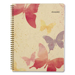 Watercolors Weekly/Monthly Planner, Butterflies Artwork, 11 x 8.5, Multicolor Cover, 12-Month (Jan to Dec): 2025