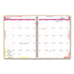 Watercolors Weekly/Monthly Planner, Butterflies Artwork, 11 x 8.5, Multicolor Cover, 12-Month (Jan to Dec): 2025