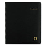 Recycled Monthly Planner, 11 x 9, Black Cover, 13-Month: Jan 2025 to Jan 2026