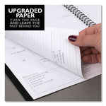 Elevation Academic Weekly/Monthly Planner, 8.5 x 5.5, Black Cover, 12-Month (July to June): 2024 to 2025