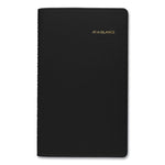 Weekly Block Format Appointment Book Ruled for Hourly Appointments, 8 x 5, Black Cover, 12-Month (Jan to Dec): 2025