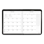 Executive Monthly Padfolio, 11 x 9, Black Cover, 13-Month: Jan 2025 to Jan 2026