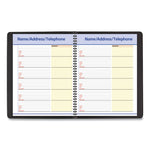 QuickNotes Monthly Planner, 11 x 8.25, Black Cover, 12-Month (Jan to Dec): 2025