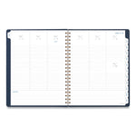 Signature Collection Firenze Navy Weekly/Monthly Planner, 11 x 8.5, Navy Cover, 13-Month: Jan 2025 to Jan 2026