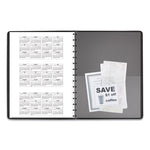 Four-Person Group Daily Appointment Book, 11 x 8, Black Cover, 12-Month (Jan to Dec): 2025
