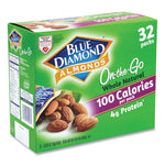 Whole Natural Almonds On-the-Go, 0.63 oz Pouch, 32 Pouches/Carton
