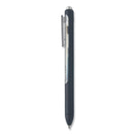 InkJoy Gel Pen, Retractable, Medium 0.7 mm, Black Ink, Black/Smoke Barrel, 8/Pack