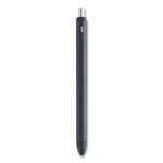 InkJoy Gel Pen, Retractable, Medium 0.7 mm, Black Ink, Black/Smoke Barrel, 8/Pack
