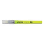 Clearview Pen-Style Highlighter, Fluorescent Yellow Ink, Chisel Tip, Yellow/black/clear Barrel, 3/pack
