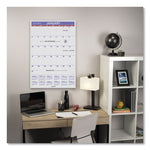 Monthly Wall Calendar with Ruled Daily Blocks, 20 x 30, White Sheets, 12-Month (Jan to Dec): 2025