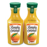 Orange Juice Pulp Free, 52 oz Bottle, 2/Pack