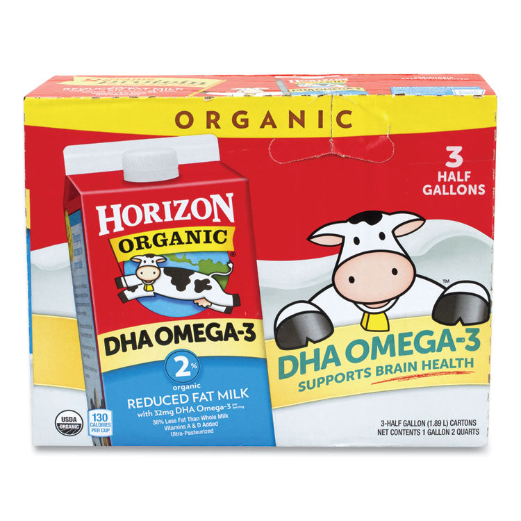 Organic 2% Milk, 64 oz Carton, 3/Carton