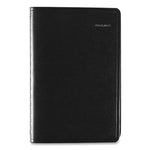 DayMinder Daily Appointment Book, 8.5 x 5.5, Black Cover, 12-Month (Jan to Dec): 2025