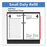 Desk Calendar Refill with Tabs, 3.5 x 6, White Sheets, 12-Month (Jan to Dec): 2025