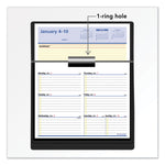 Flip-A-Week Desk Calendar Refill with QuickNotes, 7 x 6, White Sheets, 12-Month (Jan to Dec): 2025