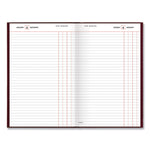 Standard Diary Daily Journal, 2025 Edition, Wide/Legal Rule, Red Cover, (210) 12 x 7.75 Sheets