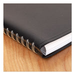 DayMinder Daily Appointment Book, 8 x 5, Black Cover, 12-Month (Jan to Dec): 2025