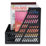 Literature File, Five Slots, 13.25 x 10 x 10.25, Black