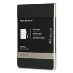 Pro Pad, Meeting-Minutes/notes Format, Black Cover, 96 Ivory 3.5 X 5.5 Sheets