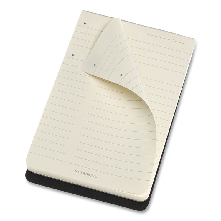Pro Pad, Meeting-Minutes/notes Format, Black Cover, 96 Ivory 3.5 X 5.5 Sheets