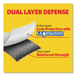 Tall Kitchen Drawstring Trash Bags with LeakGuard, 13 gal, Unscented, 23.47" x 25.38", White, 120/Box