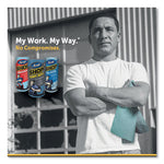 Shop Towels, 1-Ply, 10.4 x 11, Blue, 55/Roll, 6 Rolls/Pack