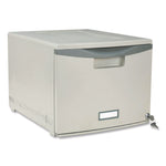 Stackable Storage Drawer, 14.8" X 18.3" X 12.8", Gray