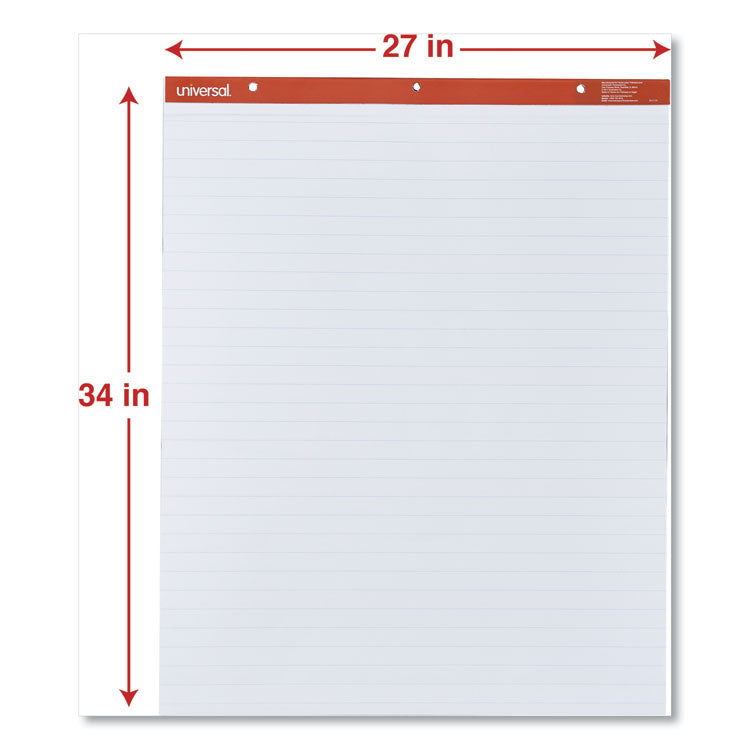 Easel Pads/Flip Charts, Presentation Format (1" Rule), 27 x 34, White, 50 Sheets, 2/Carton