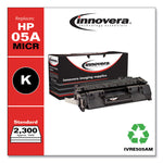 Remanufactured Black MICR Toner, Replacement for 05AM (CE505AM), 2,300 Page-Yield